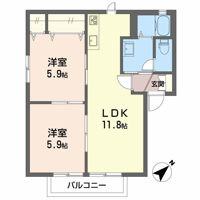 プリマヴェラの間取り