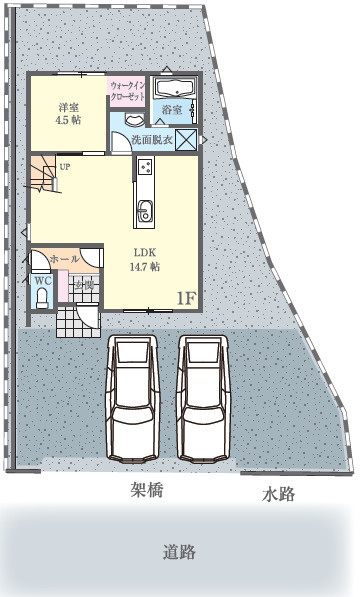 ☆選べる家具プレゼント☆富久　新築戸建の区画図
