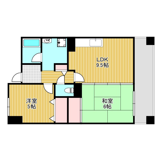 グリーンハイツ清風の間取り