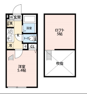 【間取り】 | ペルラ小岩
