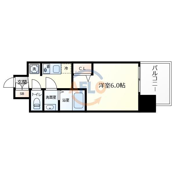 プレサンス桜川グロワールの間取り|プレサンス桜川グロワール　間取り
