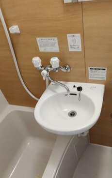 大森永谷マンションの洗面所