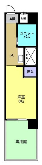 大森永谷マンションの間取り