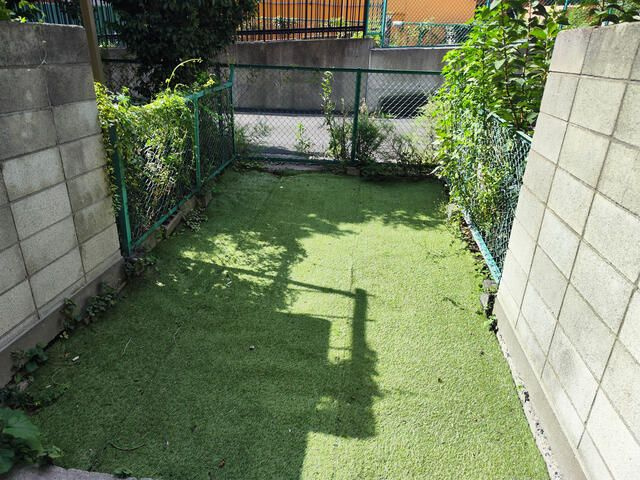 大森永谷マンションのバルコニー