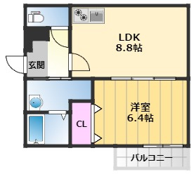 【間取り】 | クルゼイロ旭町
