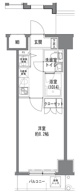 TLRレジデンス大鳥居の間取り