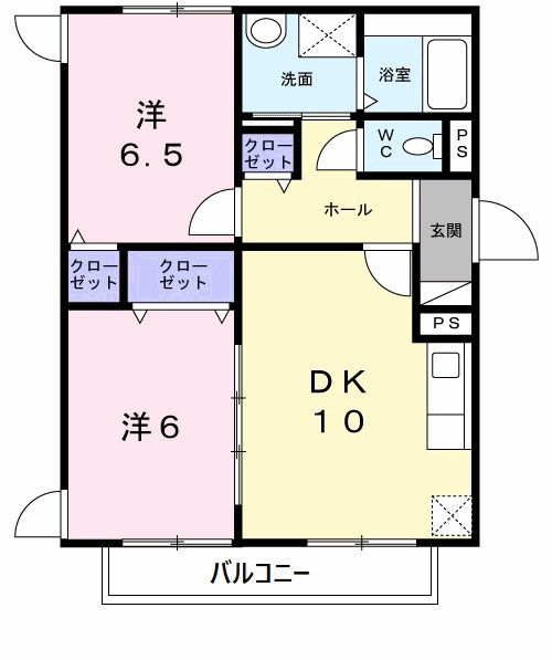 サンエイトＡの間取り