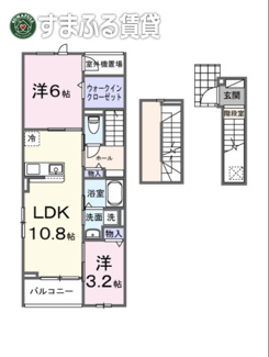 【間取り】 | 向日葵之颯Ⅰ　岡崎市福岡町