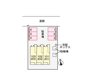 【駐車場】 | メゾン・ド・シャンス　岡崎市薮田