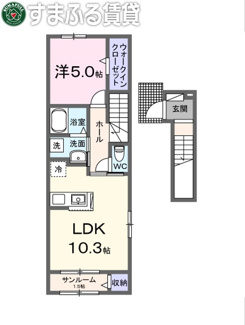 【間取り】 | メゾン・ド・シャンス　岡崎市薮田