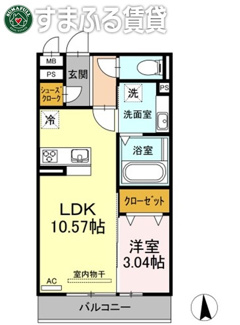 【間取り】 | グランゲート　岡崎市薮田