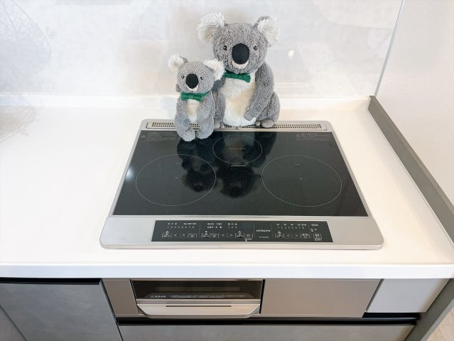 【キッチン】 | 伊勢崎市三室町　平屋　新築住宅 | フラットでお手入れが簡単、IH付です♪