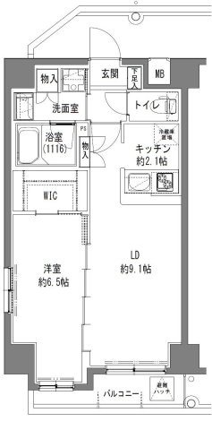 TLRレジデンス大鳥居の間取り