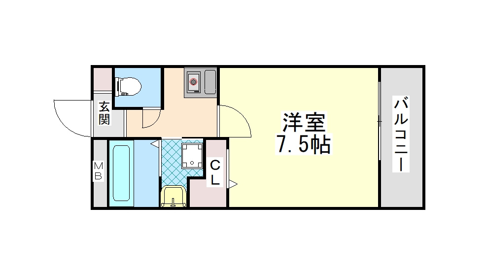 クラシェス北青木の間取り
