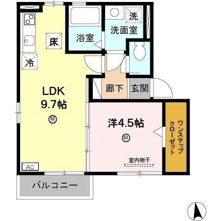 ノース・イーストの間取り