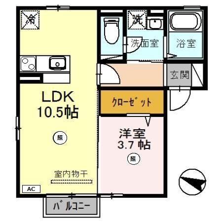 エルミタージュの間取り