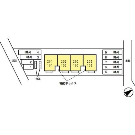 フラッツ ブリーゼの区画図