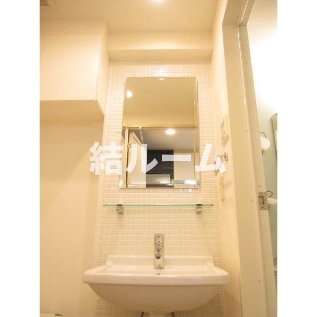 文京区大塚３丁目の賃貸マンションの洗面所