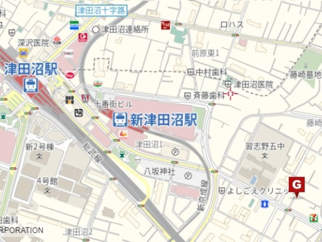 ヴィラ藤咲の地図|★案内図★