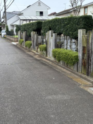 【前面道路含む現地写真】 | つくば市緑が丘土地分譲23-3,10,11 | 23-3前面道路