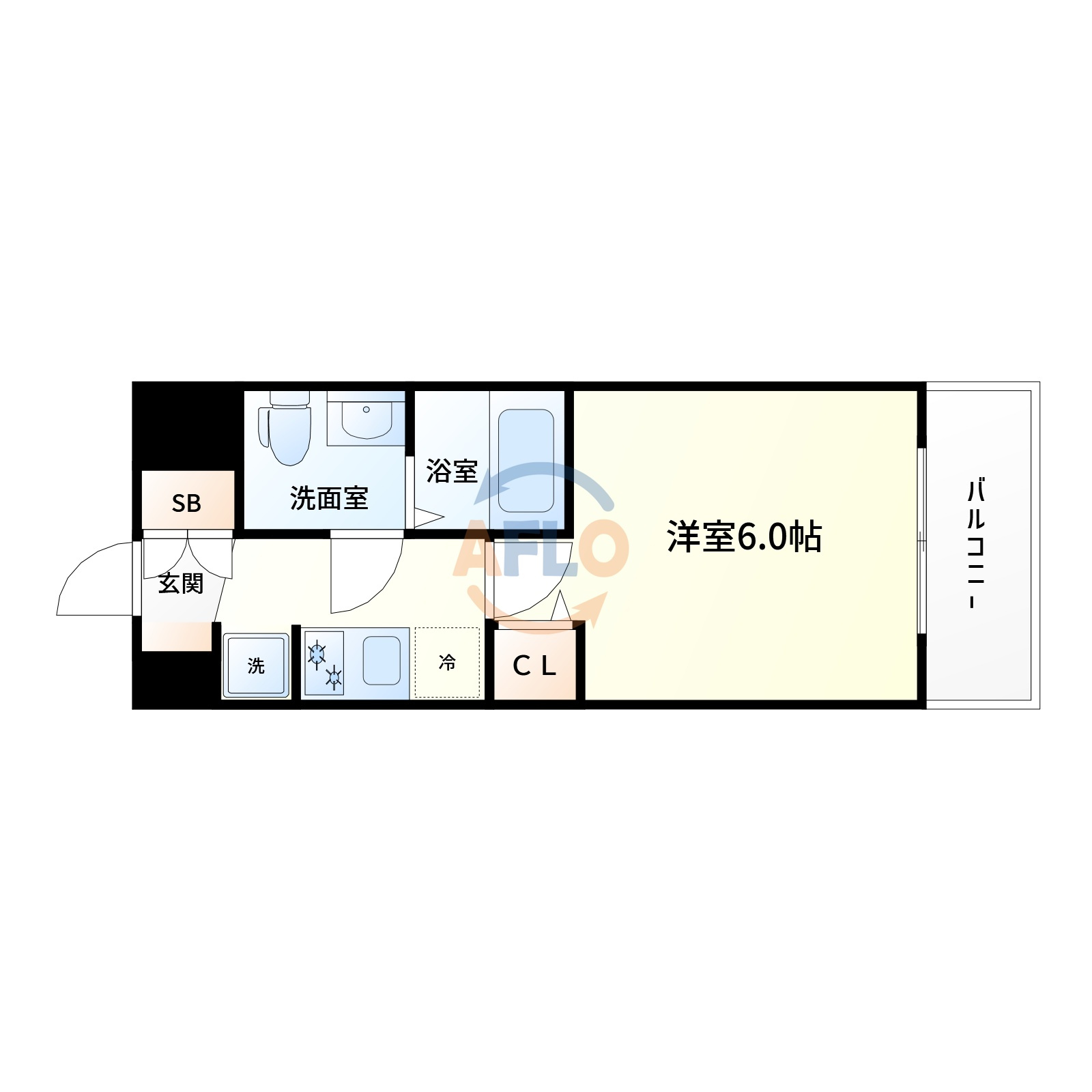 エグゼ大阪NORTHゲートの間取り|間取り