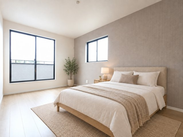 三郷市　高州1丁目　新築戸建　全2棟の洋室|施工例です