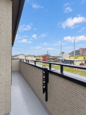 三郷市　高州1丁目　新築戸建　全2棟のバルコニー|施工例です