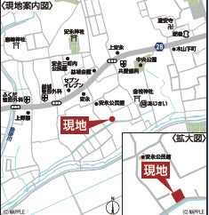 クレイドルガーデン／上益城郡益城町安永第8／2号棟の地図