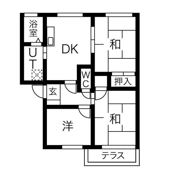 コートビレッジ押沢台の間取り
