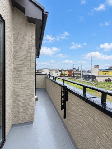 三郷市　高州1丁目　新築戸建　全2棟のバルコニー|施工例です