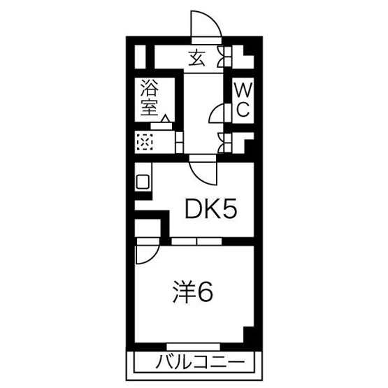 【間取り】 | タウンM&E A棟