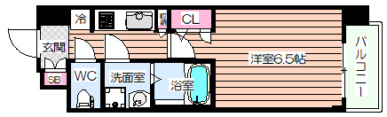 【間取り】 | レジュールアッシュ心斎橋VITA