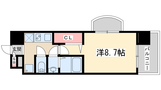 【間取り】 | ラグゼ淡路