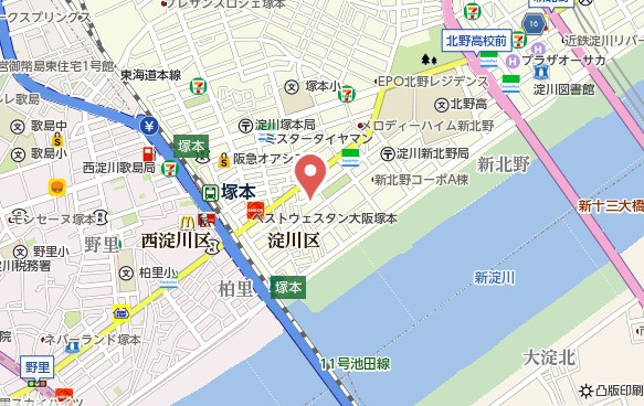 【地図】 | ファーストフィオーレ塚本リベルテ