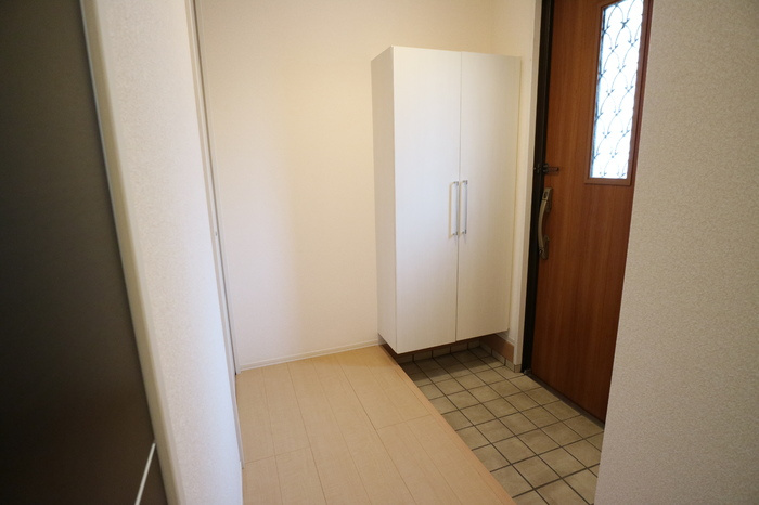 ソレイユ清水通の玄関