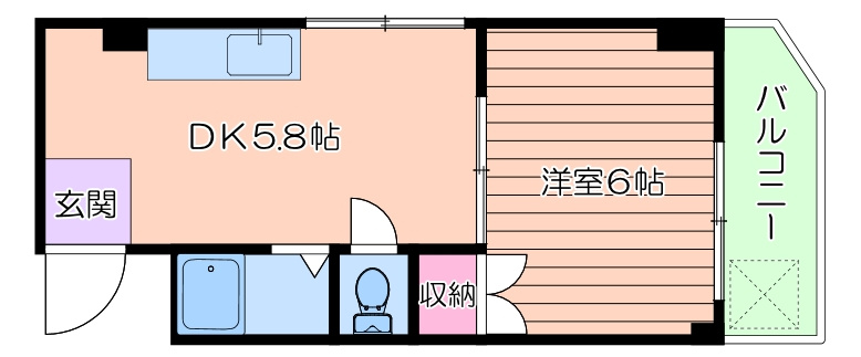 ハイツしらさぎの間取り