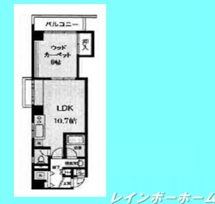 【仲介手数料：50％OFF】対象物件！の間取り
