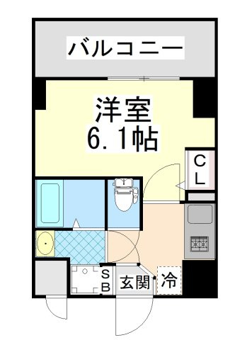 神戸国香通Futurの間取り