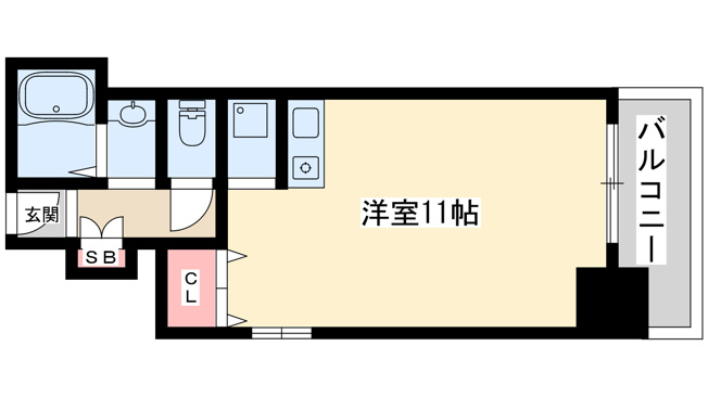 【間取り】 | エクセランス梅田西