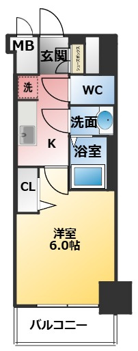 プレサンス名古屋ルーカスの間取り