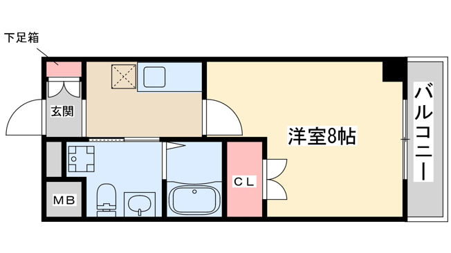 【間取り】 | エスフォート江坂リベルツ