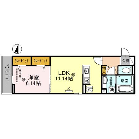 富士屋　壱番館の間取り