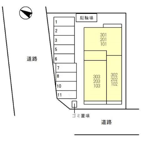 富士屋　壱番館の区画図