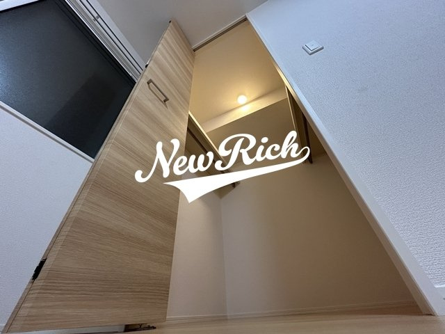 伊勢崎市東小保方町のアパートの収納