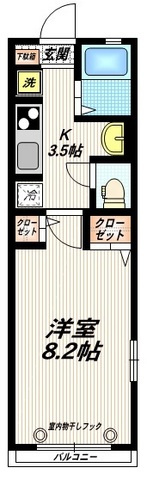 カーサ・フェリーチェの間取り