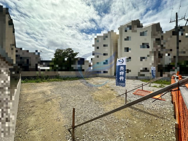 大阪市住吉区長居東２丁目建築条件付土地の外観|現地土地写真　2026年8月27日撮影