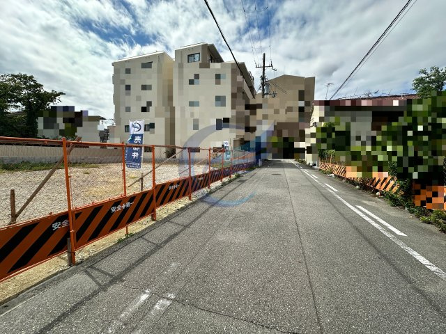 大阪市住吉区長居東２丁目建築条件付土地の前面道路含む現地写真|前面道路含む現地土地写真　2026年9月17日撮影