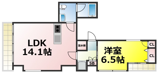 【間取り】 | GATO D.M.幸町