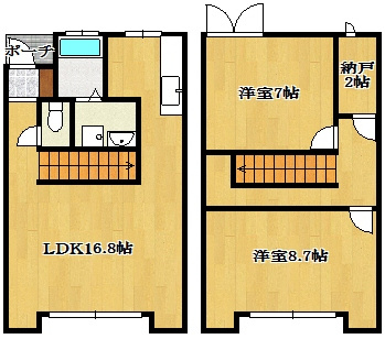 【間取り】 | テラス夏見台