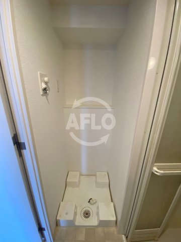 アール・オーハイム松崎町の収納|アール・オーハイム松崎町　室内洗濯機置き場